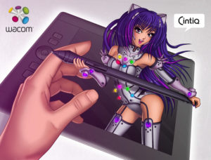Wacom Anime Girl Art by Ben Krefta