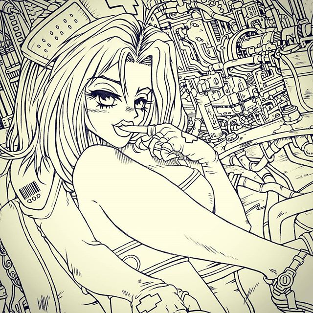 Manga Art- Cyber Nurse