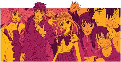manga characters by ben krefta