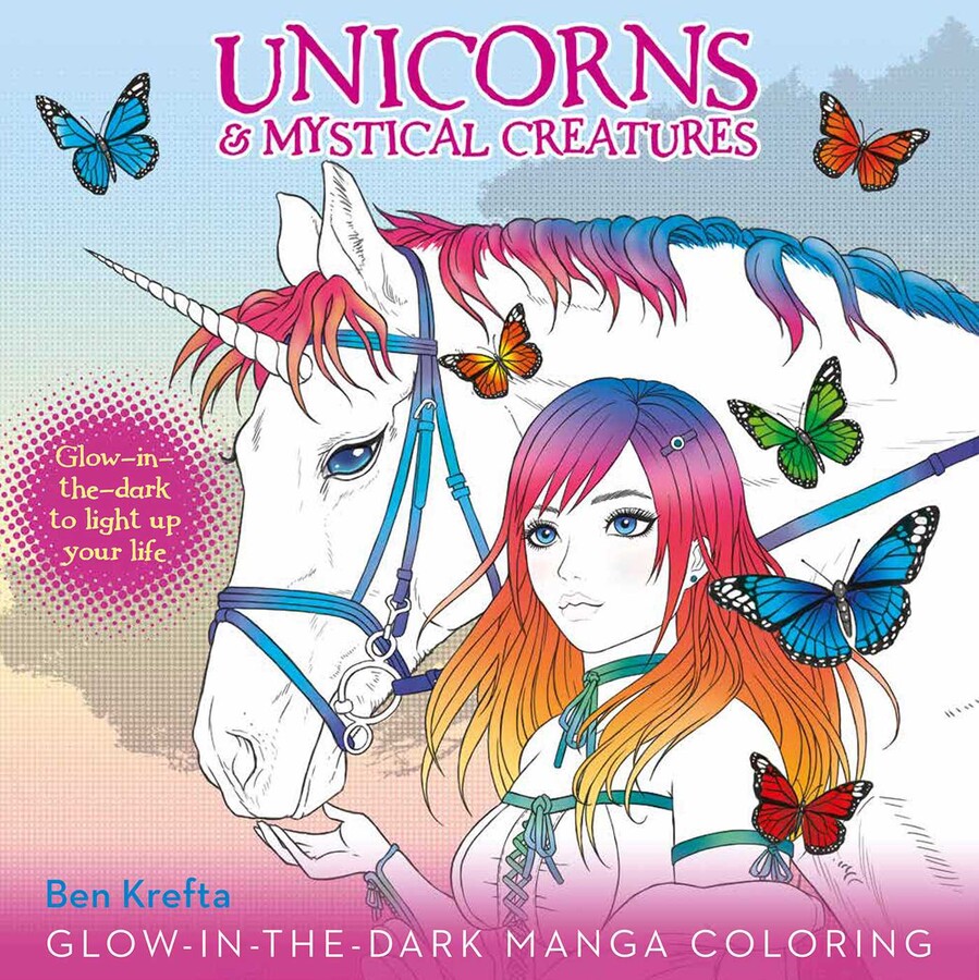 cover for the book unicorns and mystical creatures