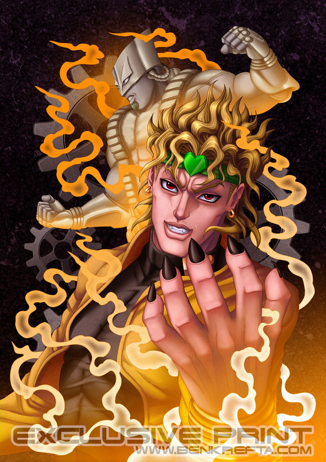 Dio Brando - Jojo's Bizarre Adventure, an art print by Sayrenka