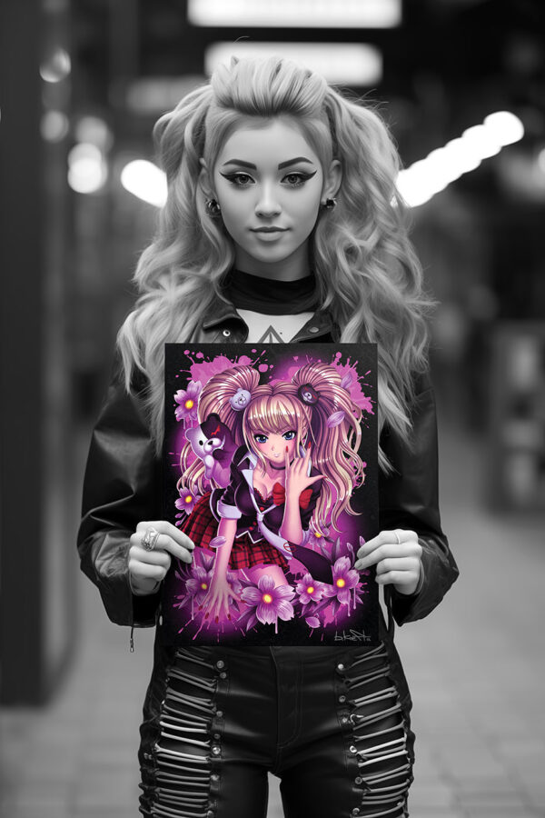Junko Enoshima Danganronpa Art Print - A3 - Ben Krefta.com